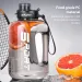 1.2L/1.7L Capacity Ton Bucket Large Belly Fitness Sports Water Bottle Portable Plastic Space Cup_maomaolike.com