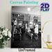 Vintage Pilates Studio Painting Poster, Monochrome Retro Fitness Scene Poster, Nostalgic Fitness-themed Decor Suitable For Gym, Home Workout Space_maomaolike.com
