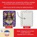Papillon King Of Mardi Gras Porcelain Ornament Christmas Tree Hanging Decorations For Home Christmas Holiday, Rectangle, Gift, Multicolor_maomaolike.com