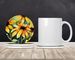 Maryland Black-Eyed Susans In Watercolor Large Sandstone Coasters Pack Of 4 Absorbent Round Coasters Decor Gifts For Men Or Women, 4 In, Multicolor_maomaolike.com