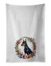 Doberman Pinscher And Flowers Kitchen Towel Set Of 2 White Dish Towels Decorative Bathroom Hand Towel For Hand, Face, Hair, Yoga, Tea, Dishcloth, 19 X 28", White_maomaolike.com