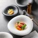 Ceramic Western Dessert High-end Irregular Dish Plate Fruit Salad Bowl Hotel Commercial Tableware_maomaolike.com