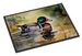Wood Duck Doormat Front Door Mat Indoor Outdoor Rugs For Entryway, Non Slip Washable Low Pile, 24H X 36W_maomaolike.com