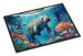 Manatee And Coral Reefs Doormat Front Door Mat Indoor Outdoor Rugs For Entryway, Non Slip Washable Low Pile, 24H X 36W_maomaolike.com