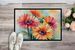 Gerbera Daisies In Watercolor Doormat Front Door Mat Indoor Outdoor Rugs For Entryway, Non Slip Washable Low Pile, 24H X 36W_maomaolike.com