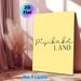 Pipikaka Land Typography Painting Poster, Soft Yellow Minimalist Handwritten Style Poster, Delicate Firework Accents For Cozy Living Room, Bedroom_maomaolike.com