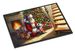 French Bulldog And Santa Claus Doormat Front Door Mat Indoor Outdoor Rugs For Entryway, Non Slip Washable Low Pile, 24H X 36W_maomaolike.com