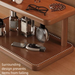 Entryway Storage Rack For Key Storage, Small Apartment Vintage Style Aromatherapy Jewelry Display Organizer_maomaolike.com