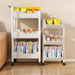 Trolley Kitchen Floor Bedroom Multi-layer Baby Supplies Mobile Backpack Rack Snack Storage Organizer_maomaolike.com