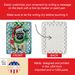 Pug Christmas Porcelain Ornament Christmas Tree Hanging Decorations For Home Christmas Holiday, Rectangle, Gift, Multicolor_maomaolike.com