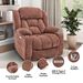 Power Lift Recliner Chair For Elderly, Recliner Chair With Massage & Heat, Electric Leather Lift Recliner Chair For Living Room With Side Pocket, USB & Type-C Charge Port, Red Brown_maomaolike.com
