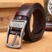 New Leather Cowhide Men's Belt Fashion Metal Alloy Pin Buckle Adult Luxury Jeans Business Casual Waist Male Strap Brand_maomaolike.com