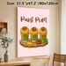 Pani Puri Themed Painting Poster, Vibrant Cartoon-style Poster, Appealing Indian Street Food Artwork, Ideal For Kitchen And Dining Area_maomaolike.com
