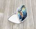 Owl Perched In Coastal Tree Compact Mirror Decorative Travel Makeup Mirror For Women Girls Gifts Pocket Makeup Mirror Folding Handheld_maomaolike.com