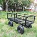 Wagon Cart Garden Cart Trucks Make It Easier To Transport Firewood TC1840BKG_maomaolike.com
