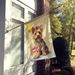 Yorkshire Terrier Happy Birthday House Flag Large Porch Sleeve Pole Decorative Outside Yard Banner Artwork Wall Hanging, Polyester, House Size, Multicolor_maomaolike.com