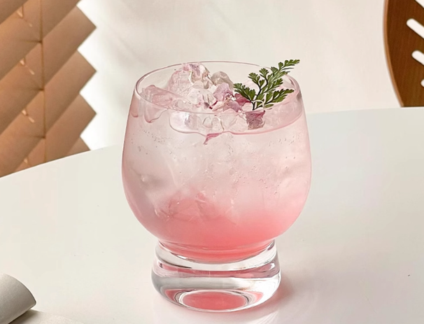 French Niche Big Belly Design Sense Juice High-end Cold Drink Beer Special Cocktail Bulging Cup_maomaolike.com