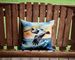 Pelican Soaring Throw Pillow Machine Washable, Indoor Outdoor Decorative Pillow For Couch, Bed Or Patio, 14Hx14W_maomaolike.com