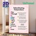 Subordinating Conjunctions Grammar Guide Painting Poster, Colorful Typographic Educational English Grammar Rule Poster, Clear Grammar Learning_maomaolike.com