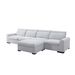 149' Modular Sectional Sofa With Ottoman_maomaolike.com