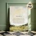 Spanish Psalm 23 Painting Poster, Soft Watercolor Pastoral Wildflower Field Poster, Soothing Spiritual Verse Decor For Home And Prayer Space_maomaolike.com