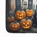 Black Labrador Retriever Spooky Halloween Memory Foam Kitchen Mat Machine Washable Anti-Fatigue Mat Cushion Comfort Bath Mat Or Kitchen Rug_maomaolike.com
