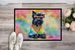 Scottish Terrier Hippie Dawg Doormat Front Door Mat Indoor Outdoor Rugs For Entryway, Non Slip Washable Low Pile, 24H X 36W_maomaolike.com