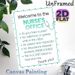 Nurse's Office Rules Painting Poster, Soft Teal-toned Typographic Poster With Stethoscope Graphic, Clearly Presents Office Guidelines, Suitable For_maomaolike.com