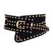 HOT Black European and American fashion retro elastic decoration, wide waistband, women's accessories, windbreaker, coat,_maomaolike.com