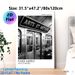 Paris Métro Arts Et Métiers Painting Poster, Monochrome Vintage Subway Interior Scene Poster, Urban Nostalgic Decor For Living Room, Office_maomaolike.com