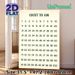 Count To 100 Painting Poster, Vintage-inspired Dark Green Number Chart Poster, Practical For Number Counting Learning, Suitable For Study Spaces And_maomaolike.com