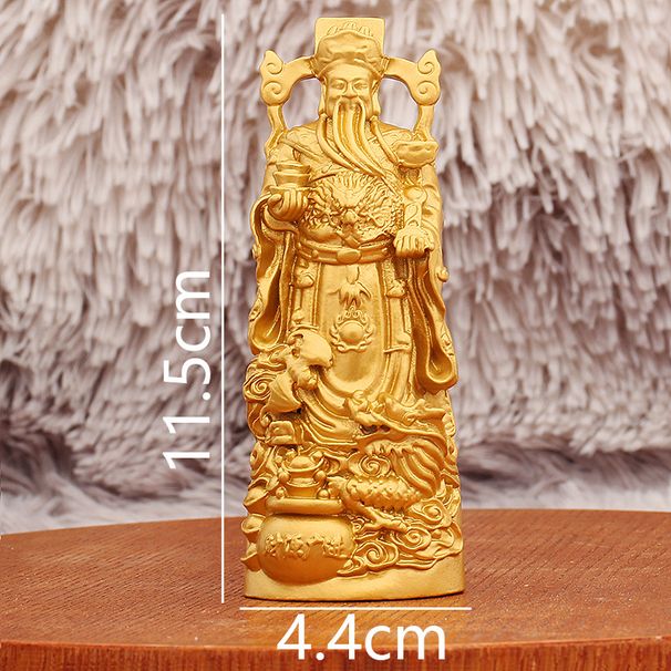 New Style Of Figurine Treasure Bowl Standing Wealth God Home Worship Statue Living Room Company Opening_maomaolike.com