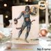 Mythical Warrior Painting Poster, Vintage Detailed Tattooed Warrior Holding Severed Head & Shield Poster, Unique Historical Artwork For Home Study_maomaolike.com