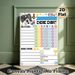 Gaming Themed Chore Chart Painting Poster, Vibrant Game Controller Illustrated Poster, Practical For Tracking Daily & Weekly Chores, Suitable For Home_maomaolike.com