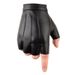 New PU leather half-finger gloves for men and women outdoor sports riding keyboard typing mobile game fishing gloves plus velvet thin_maomaolike.com