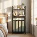2-Tier Laundry Hamper With Tilt-out Basket For Bathroom, Bedroom, Dorm, And Laundry Room_maomaolike.com