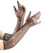 Unisex Hot diamond mesh gloves Fashion sexy stretch band diamond long gloves bungee electric sound rave party gloves_maomaolike.com