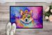 Corgi Hippie Dawg Doormat Front Door Mat Indoor Outdoor Rugs For Entryway, Non Slip Washable Low Pile, 24H X 36W_maomaolike.com