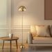 Golden Dome Floor Lamp, Minimalist Modern Floor Lights, For Bedroom, Living Room, Office_maomaolike.com