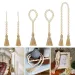 2/3/4/5/6PCS A Set 11.8"-32" Farmhouse Wood Bead Garland With Tassels Rustic Country Decor Prayer Boho Beads Wall Hanging Decor_maomaolike.com