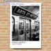 Paris Métro Arts Et Métiers Painting Poster, Monochrome Vintage Subway Interior Scene Poster, Urban Nostalgic Decor For Living Room, Office_maomaolike.com