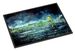 By The Moonlight Doormat Front Door Mat Indoor Outdoor Rugs For Entryway, Non Slip Washable Low Pile, 24H X 36W_maomaolike.com