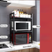 Kitchen Thickened Extendable Microwave Rice Cooker Oven Household Double-layer Carbon Steel Storage Rack_maomaolike.com
