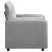 Modern Accent Chair, Chenille Oversized Arm Chair, 38 Inches Wide, Comfortable Cushioned Single Casual Sofa Chair, Suitable For Living Room, Bedroom Reading Chair,Grey_maomaolike.com