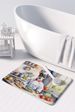 Rat Terrier The Chef Memory Foam Kitchen Mat Machine Washable Anti-Fatigue Mat Cushion Comfort Bath Mat Or Kitchen Rug_maomaolike.com