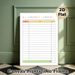 Allowance Earning Tracking Painting Poster, Soft Pastel-hued Table-style Poster, Practical Tool To Log Tasks And Earned Amounts, Suitable For Home Use_maomaolike.com