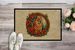 Chow Chow Christmas Flowers Doormat Front Door Mat Indoor Outdoor Rugs For Entryway, Non Slip Washable Low Pile, 24H X 36W_maomaolike.com