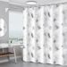 Bathroom Mildew-Proof Thickened Partition Shower Set No-Drill Waterproof Curtain_maomaolike.com