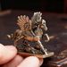 Brass Pegasus Figurine Mini Statue, Vintage Bronze Craft Tea Pet, Desktop Decor Ornament For Office Living Room Home Decoration
_maomaolike.com