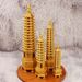 Brass Nine-Layer Thirteen-Layer Wenchang Pagoda Home Office Decoration Gift Copperware Desktop Ornament Crafts Wholesale_maomaolike.com